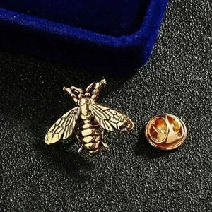 Gold Mini Bee Brooch
